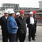 天津市副市長王治平一行到匯榮公司進(jìn)行節(jié)前安全檢查